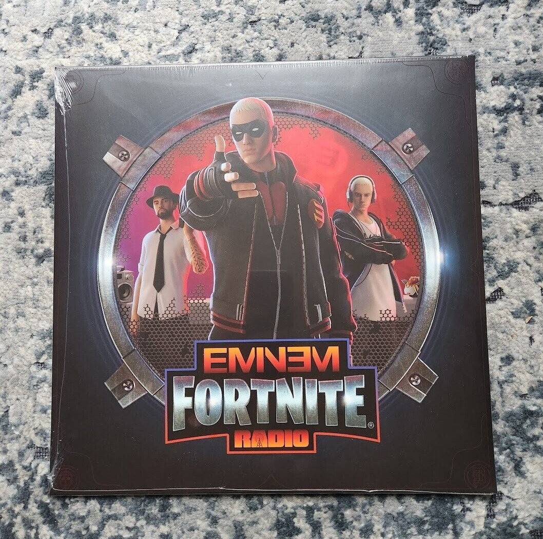 Limited Eminem x Fortnite Radio Vinyl Spotify Fans First Gold - Brand New Sealed