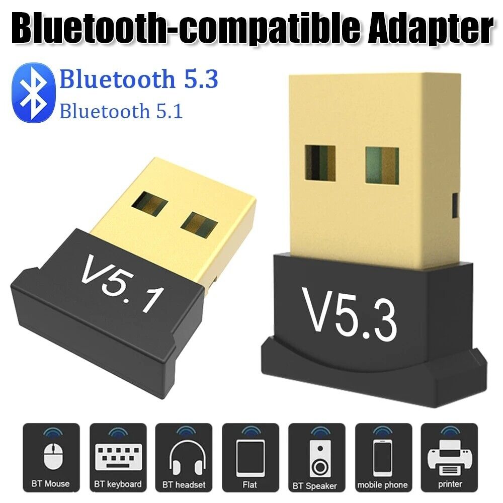 Plugable USB Bluetooth 5.3 Adapter for PC, Windows Compatible