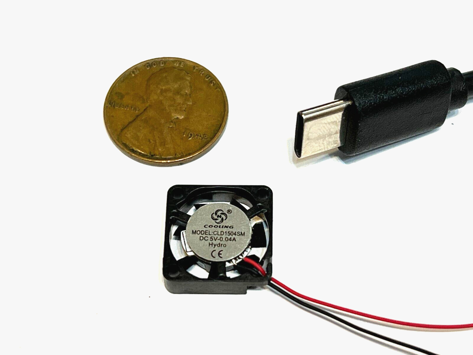 USB C MF15B-05 5V 1.5cm 15mm 1505 15x15x5mm mini micro fan server cooling B13