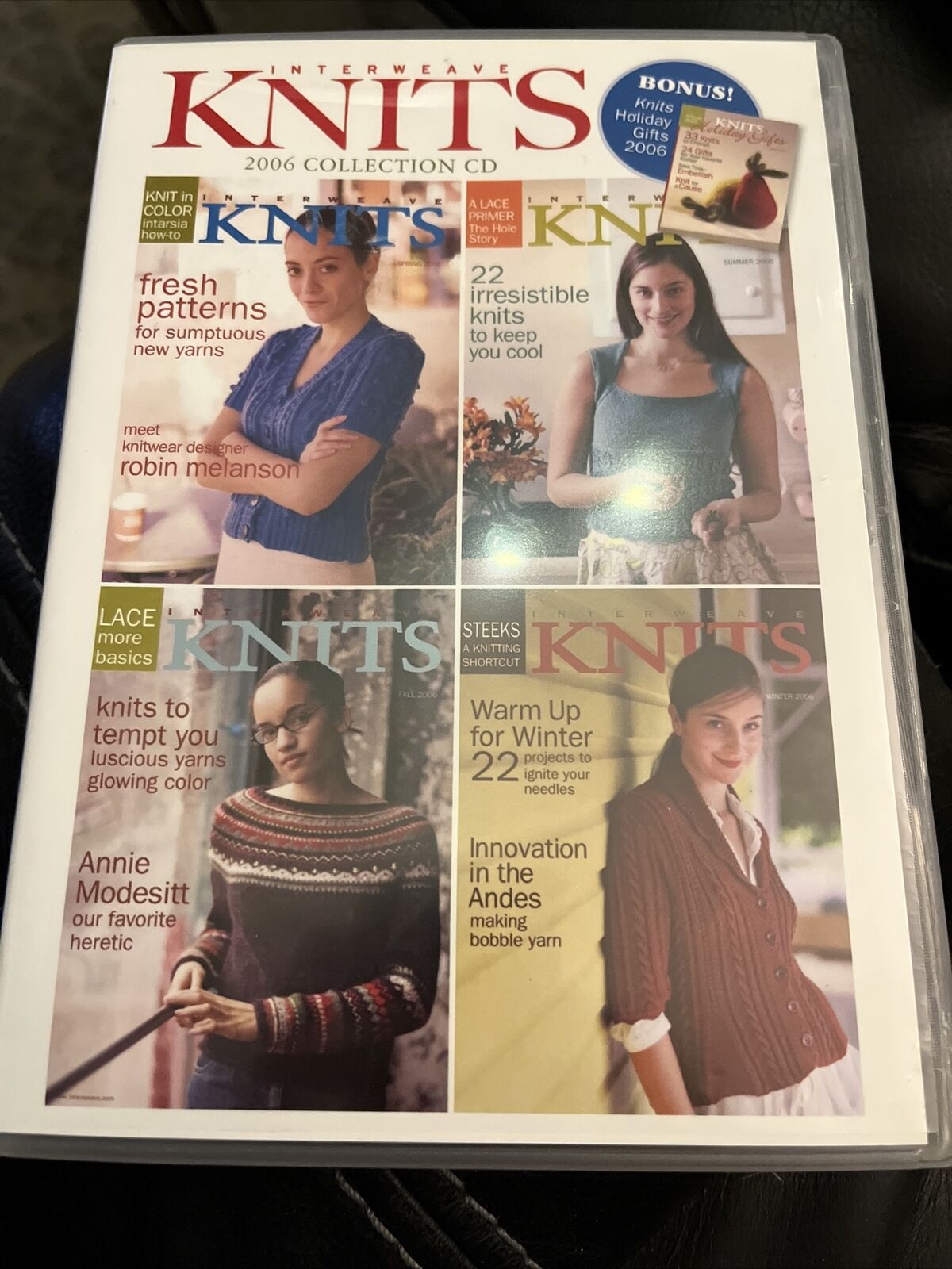 Interweave Knits Magazine 2006 Collection CD 4 Issues