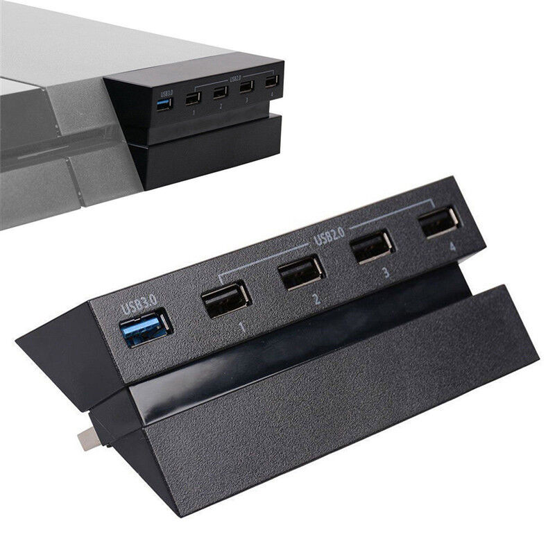5-Port USB Hub For PS4 High Speed Charger Controller Splitter Expansion`OZ