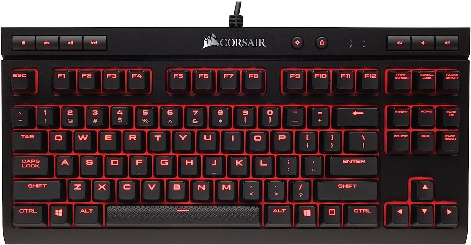 CORSAIR USB-A K63 RED LED-Japanese Keyboard- [CHERRY MX RED Keiswitch adopt