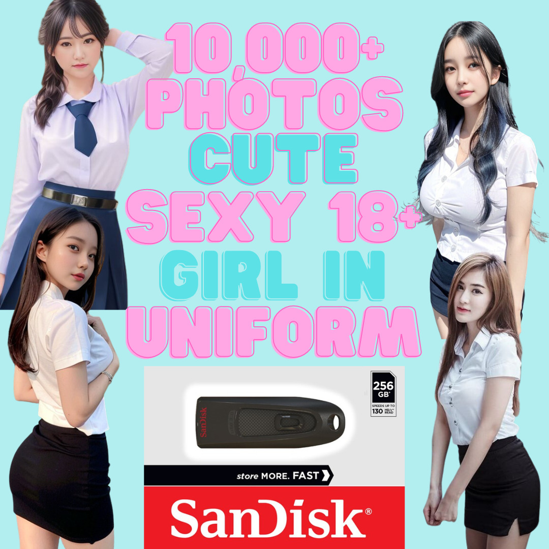 SanDisk Ultra 256GB USB Flash Drive - with 15,000+ of Thai Sexy Girl in Uniform
