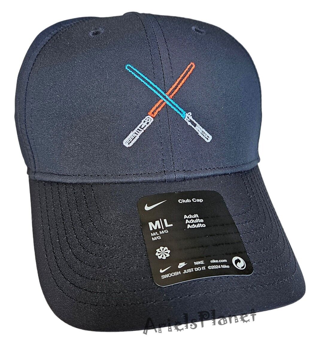 2024 Disney Parks Star Wars Lightsaber Nike Dry Fit Baseball Cap Hat - Adult