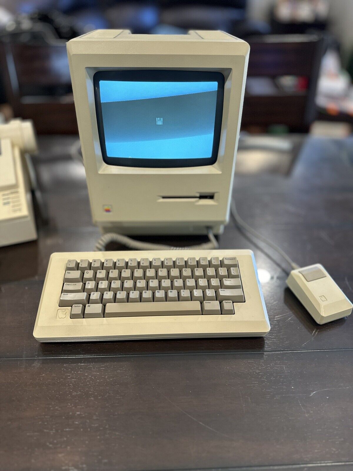 Apple Macintosh 512K M0001 Computer, Keyboard,  Mouse, Printer, Powers Right Up
