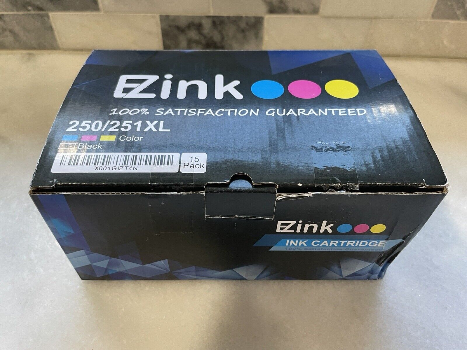 EZ Ink 250/251 XL Compatible Ink Cartridges 15 Pack New Open Box