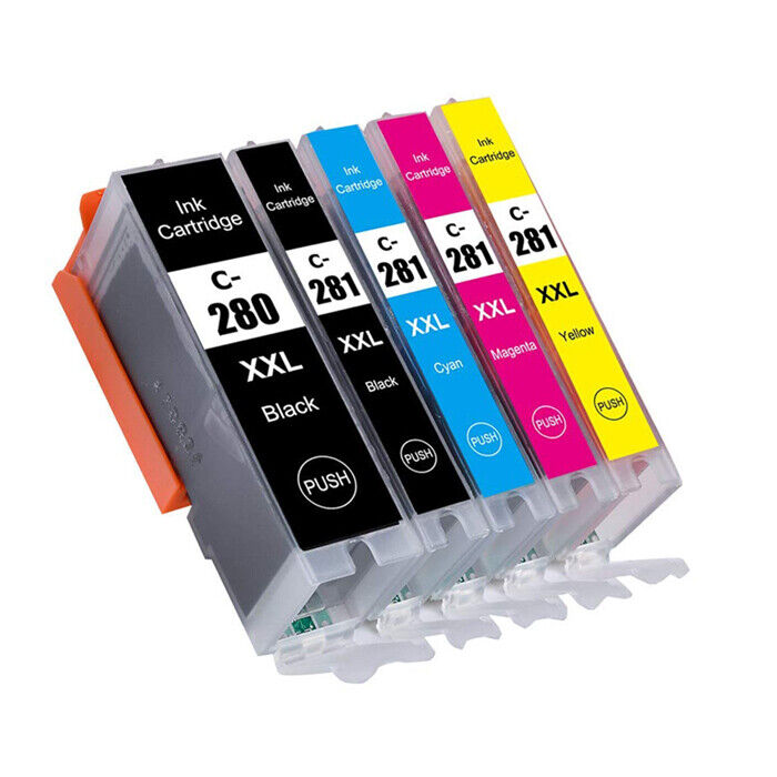 XXL Printer Ink Set for PGI-280XXL CLI-281XXL Canon TR8622A TR8620A TS6320 TS702