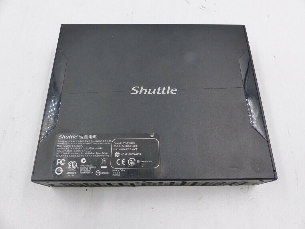 SHUTTLE XPC SLIM HDD 1.5GHZ 4GB DS57U - LOCKED