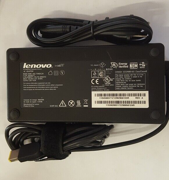 Genuine Original LENOVO 00PC729 20V 8.5A AC Power Adapter Charger