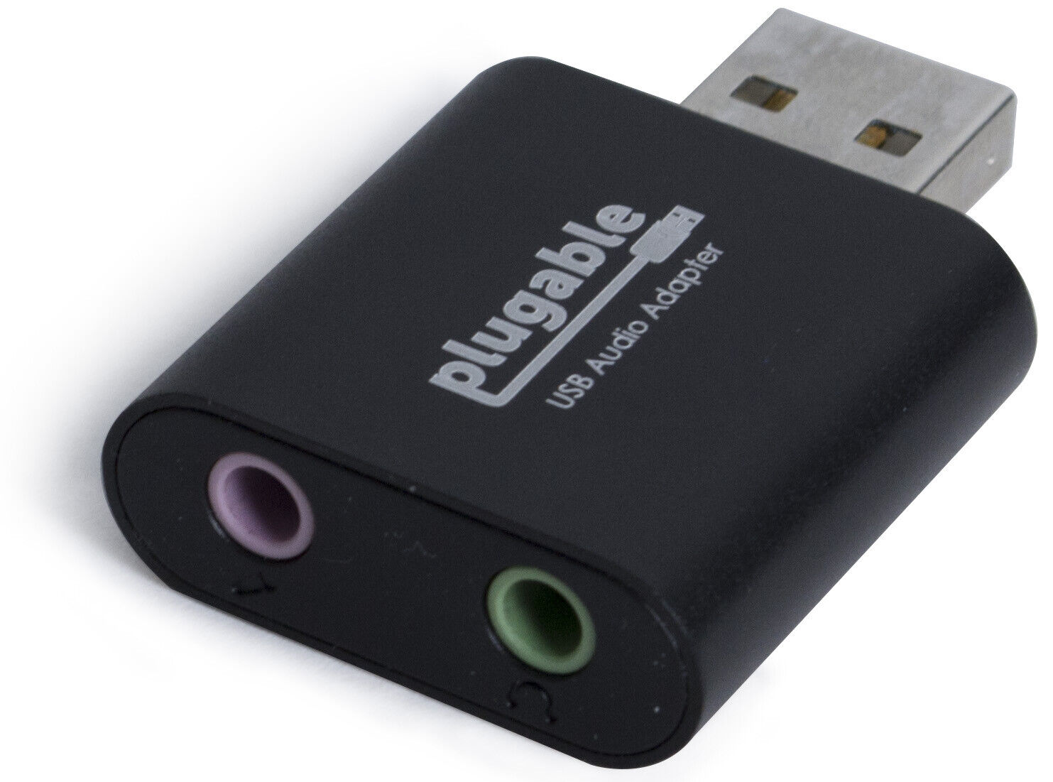 Plugable USB Audio Adapter with 3.5mm Speaker-Headphone & Microphone Jack