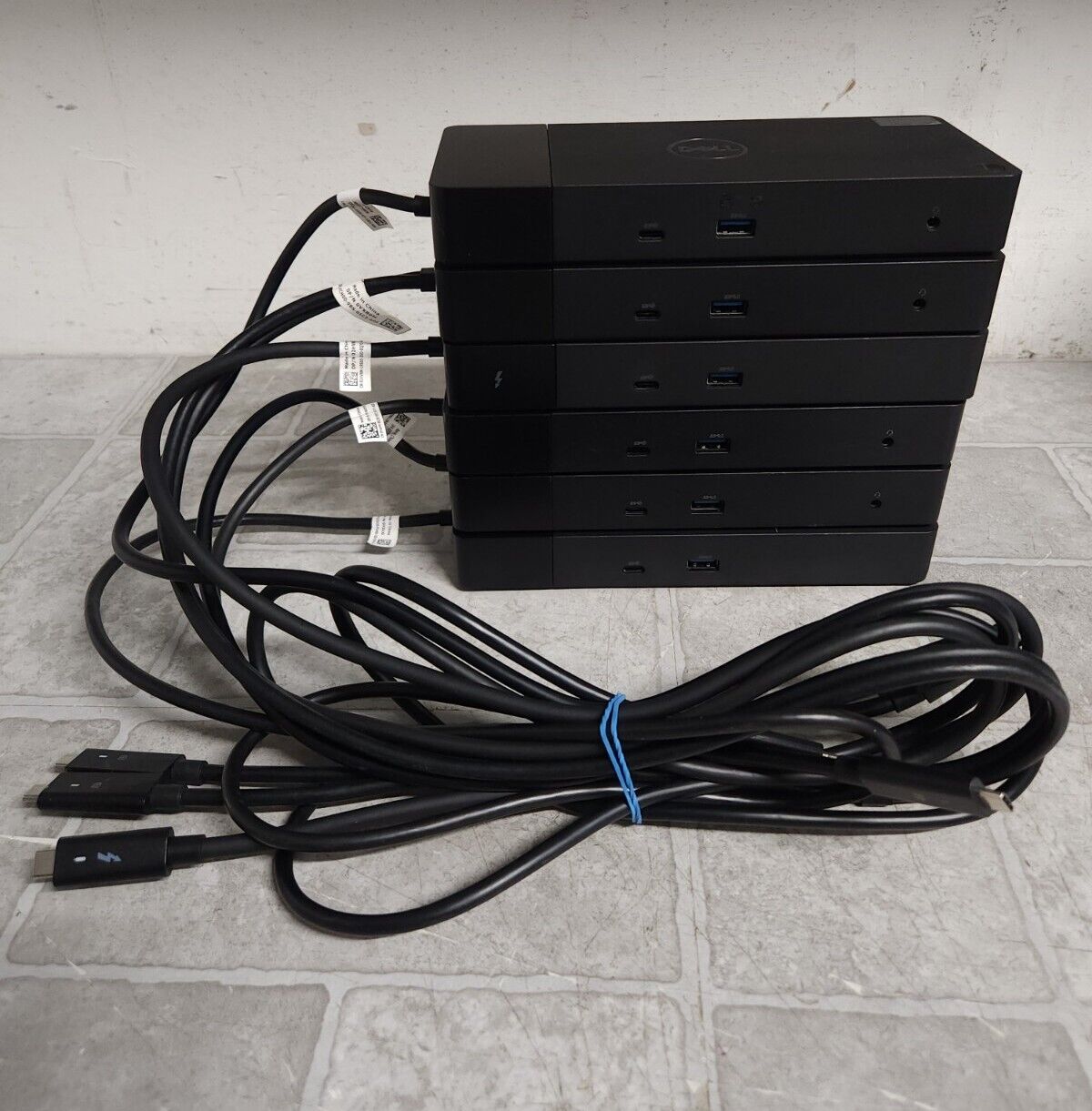 Lot of 6 Dell K20A WD19S/WD19DC/WD19TBS/WD19 Docking Stations NO POWER ADAPTERS