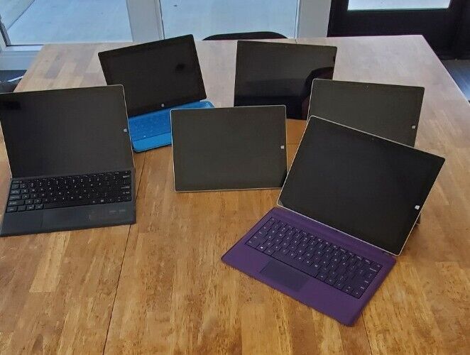 Lot Of 6 Microsoft Surface For Parts Untested. 