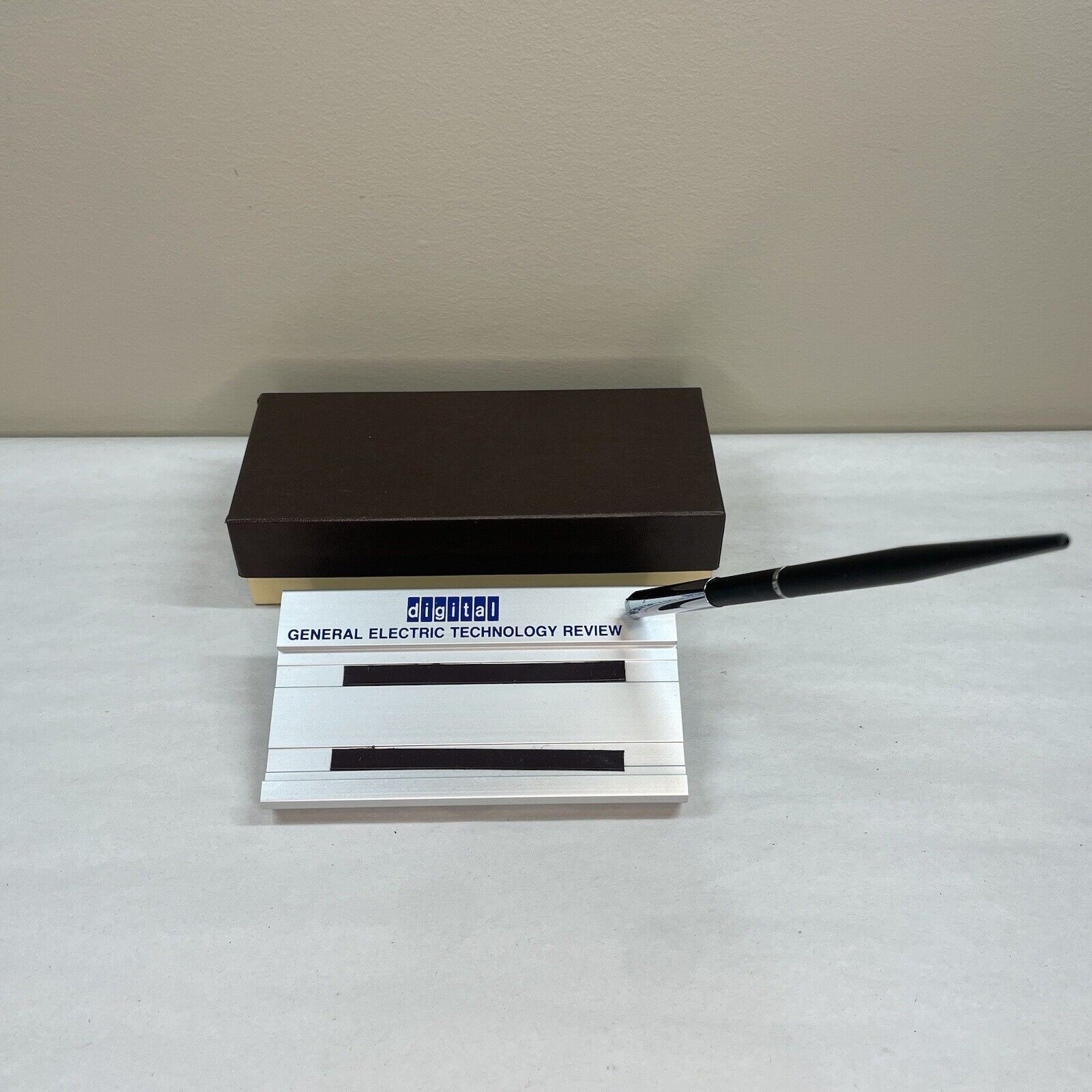 VTG Digital Equipment Co. Desk Pen Set DEC Pre-HP Collectible General Electric