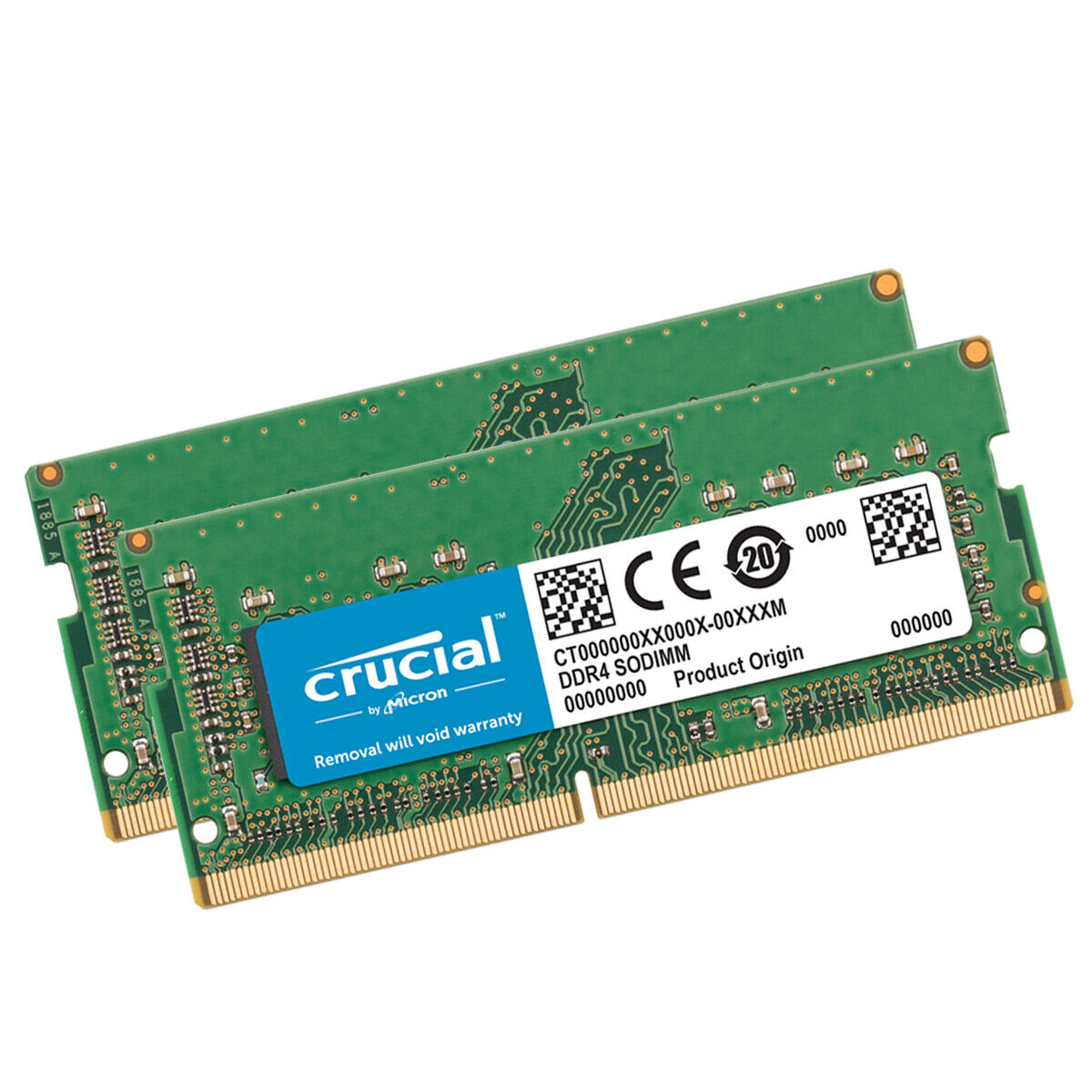 Crucial 32GB(2x16GB) 2400MHz Sodimm RAM 260Pin DDR4 PC4-19200 Memory Kit For Mac