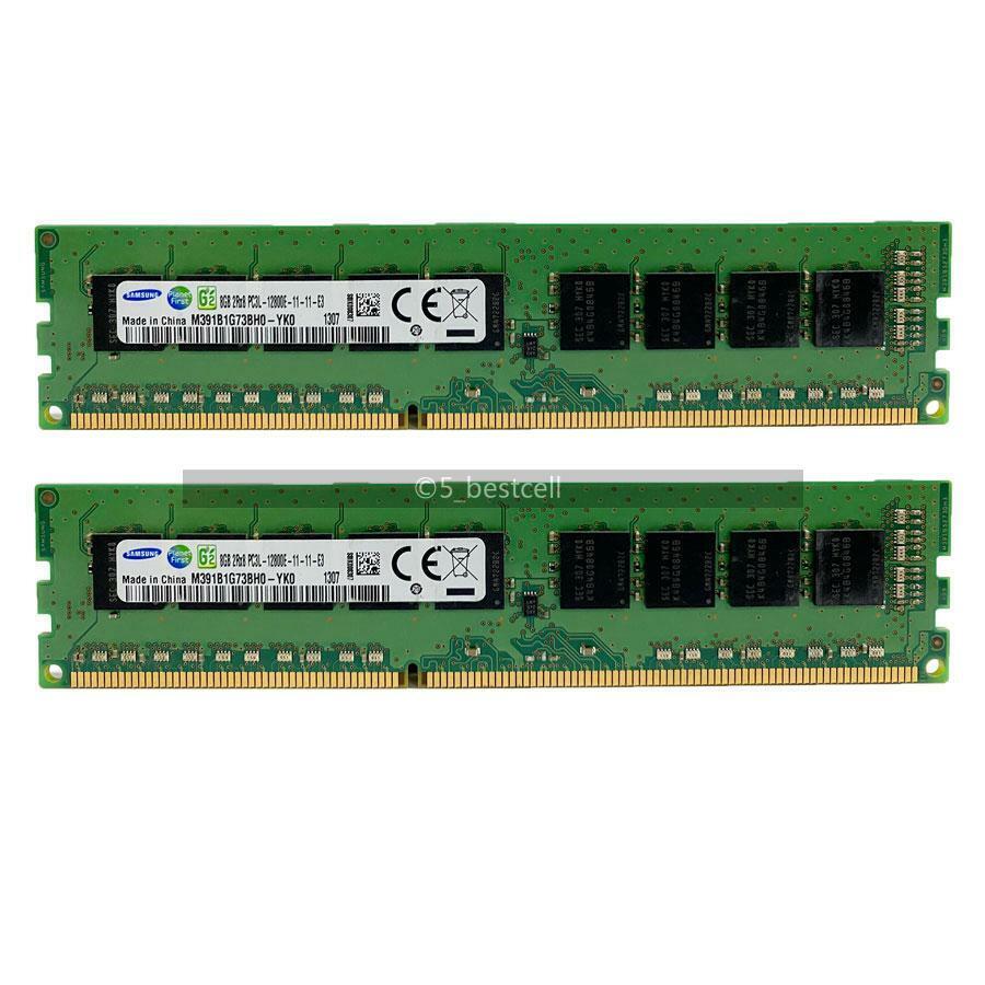 16GB 2x 8 GB DDR3L ECC UDIMM Memory RAM for HP ProLiant Microserver Gen8 G1610T