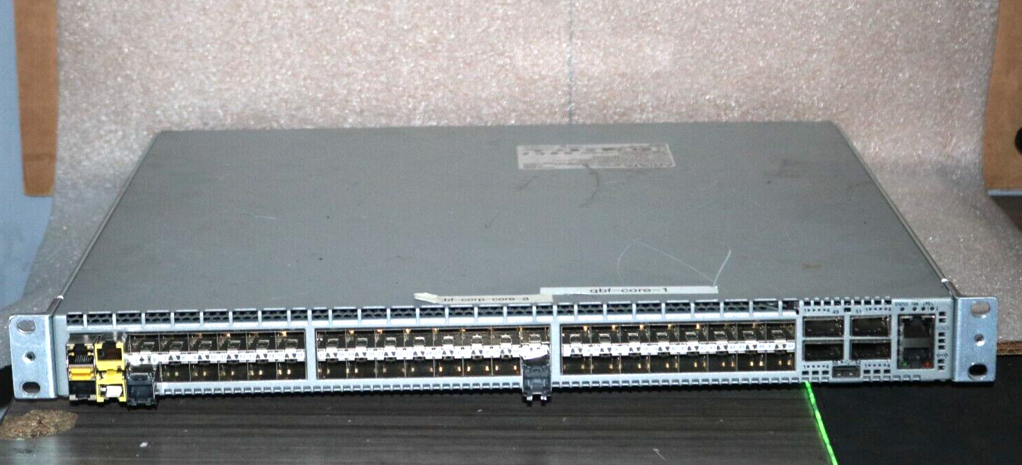Arista DCS-7050S-64 48-Port SFP 4-Port QSFP Ethernet Switch, PRE-OWNED .
