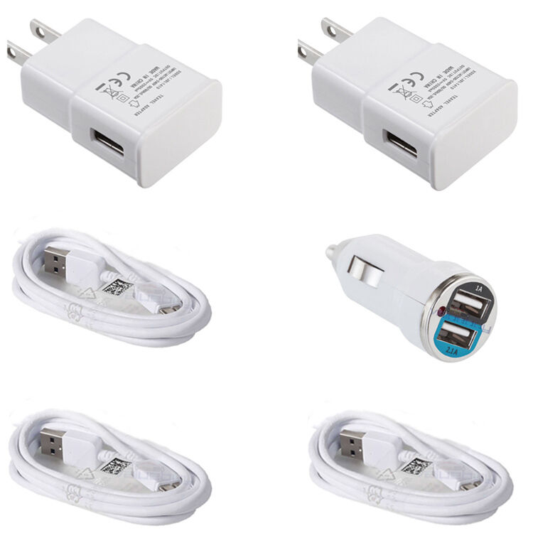 Samsung  USB Cable + Car + Wall Home Charger - OEM Quality For Galaxy Note 3 S5