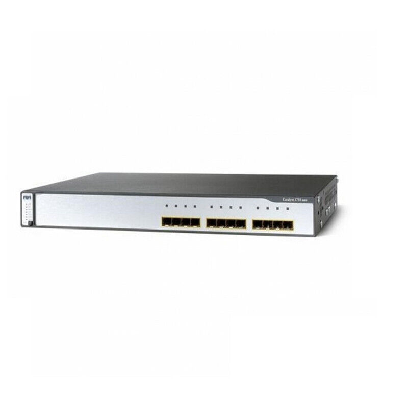 Cisco WS-C3750G-12S-S Catalyst 12 Ports SFP Ethernet Switch 1 Year Warranty