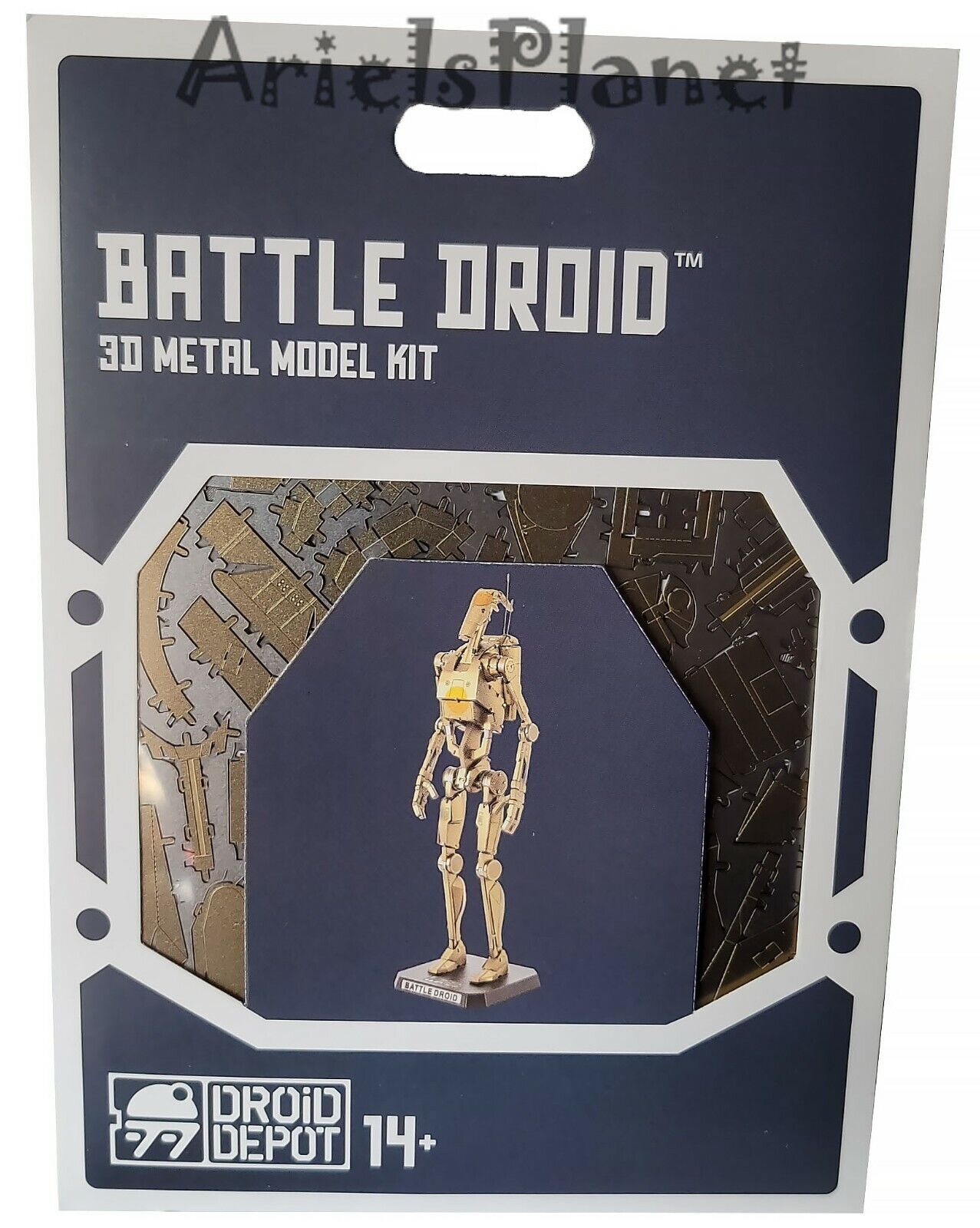 Disney Star Wars Galaxy's Edge Droid Depot Battle Droid 3D Metal Earth Model Kit