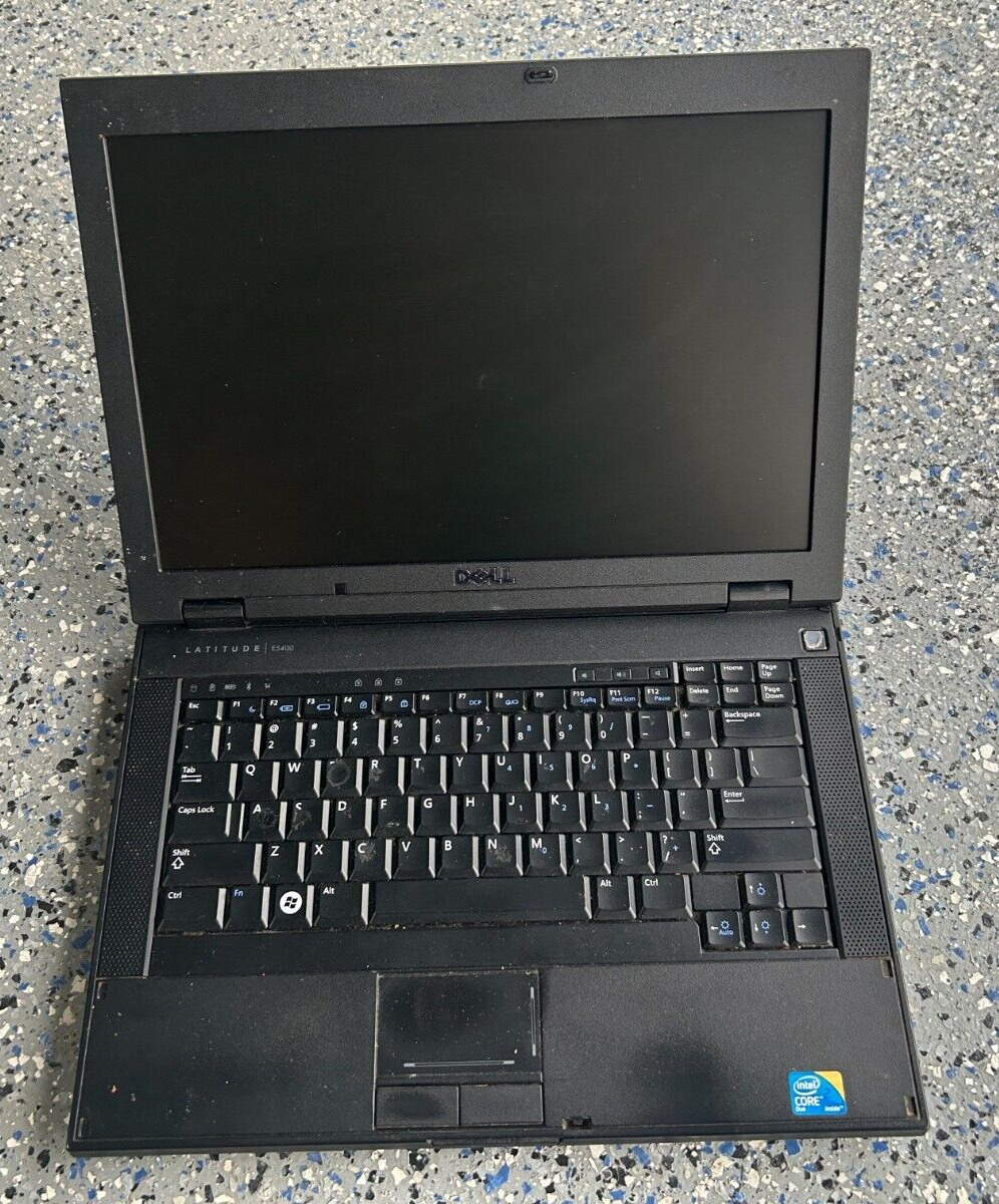 Dell Latitude E5400 14in Core 2 Duo NO RAM NO HDD NO BATTERY FOR PARTS ONLY