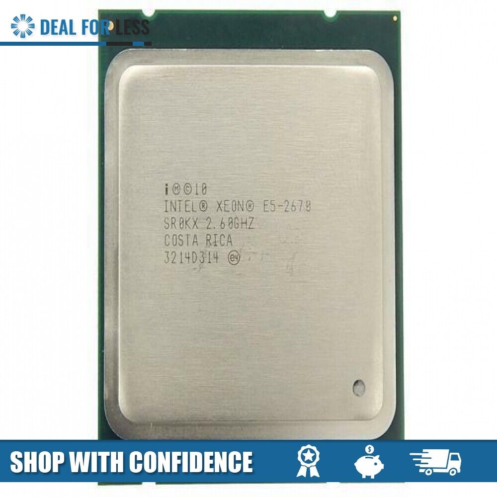  SR0KX E5-2670 Xeon Intel 8 Core 2.60Ghz 20M 115W CPU - 670523-001  