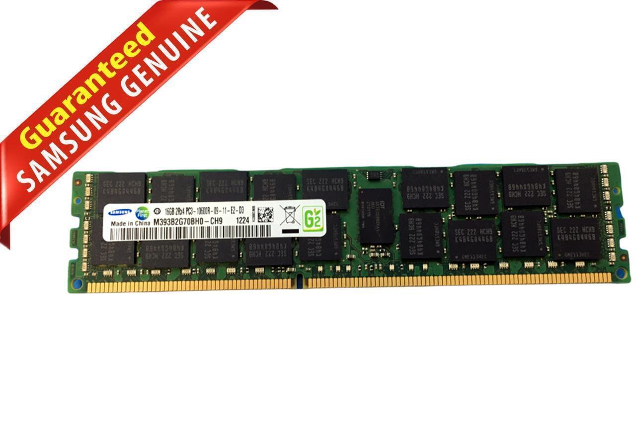 Samsung M393B2G70BH0-CH9 16GB DDR3 1333MHz PC3-10600R DIMM ECC Server Memory RAM