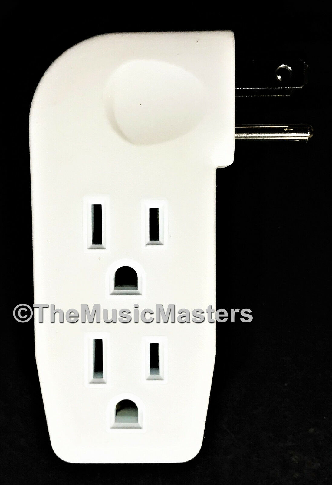 Triple 3 Outlet Grounded AC Wall Plug Power Tap Splitter 3-Way Electric Adapter