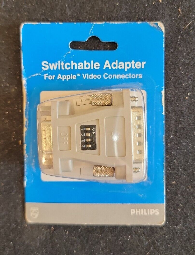 Philips 9AVMAC-074I Switchable Adapter T125368 • For Apple Video Connectors