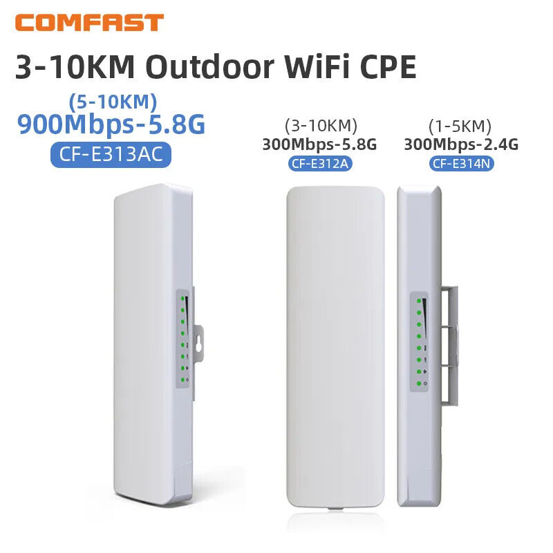 Long Range Outdoor WIFI 2.4/5Ghz Wireless AP Bridge Access Point WI-FI Antenna