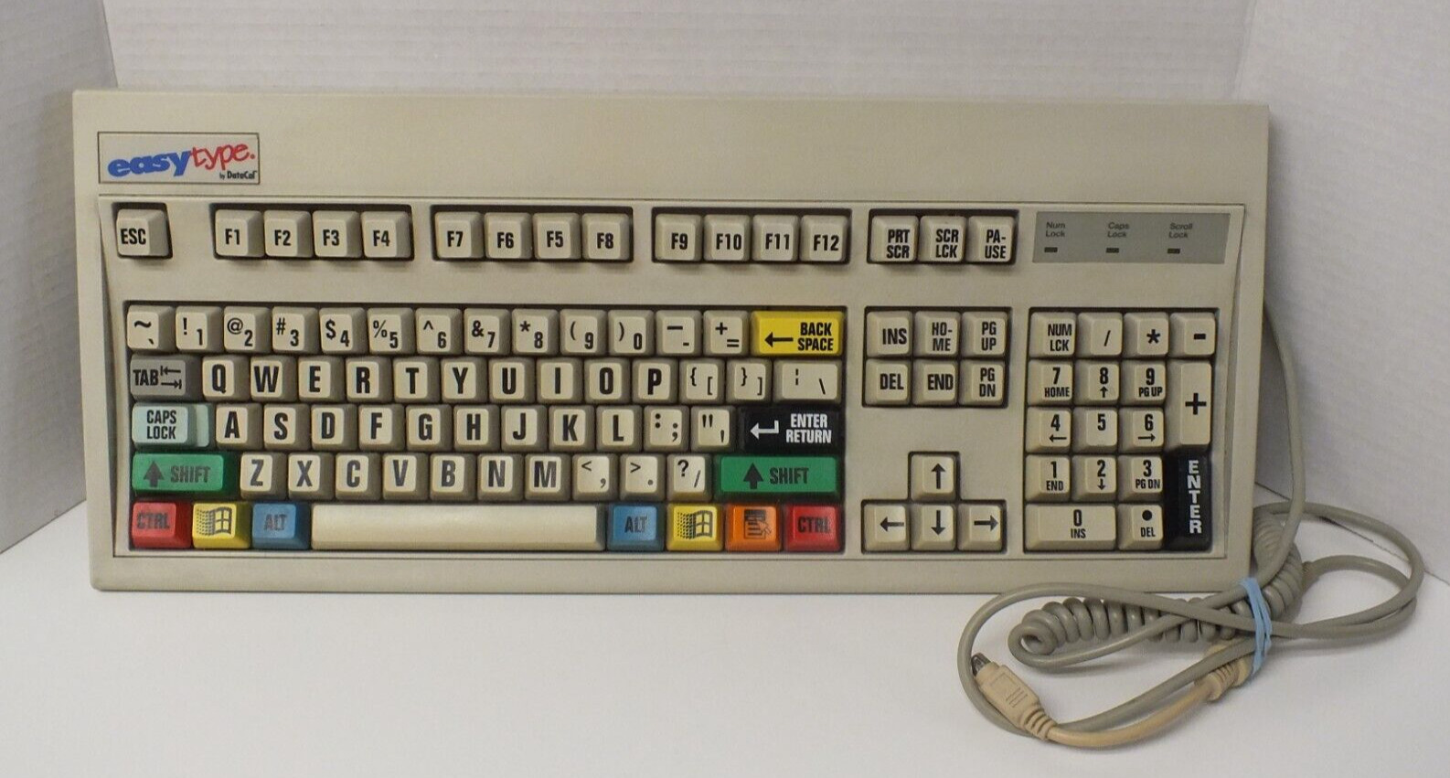 Vintage EasyType by DataCal Key Tronic Computer Keyboard E03600QL-C Wired