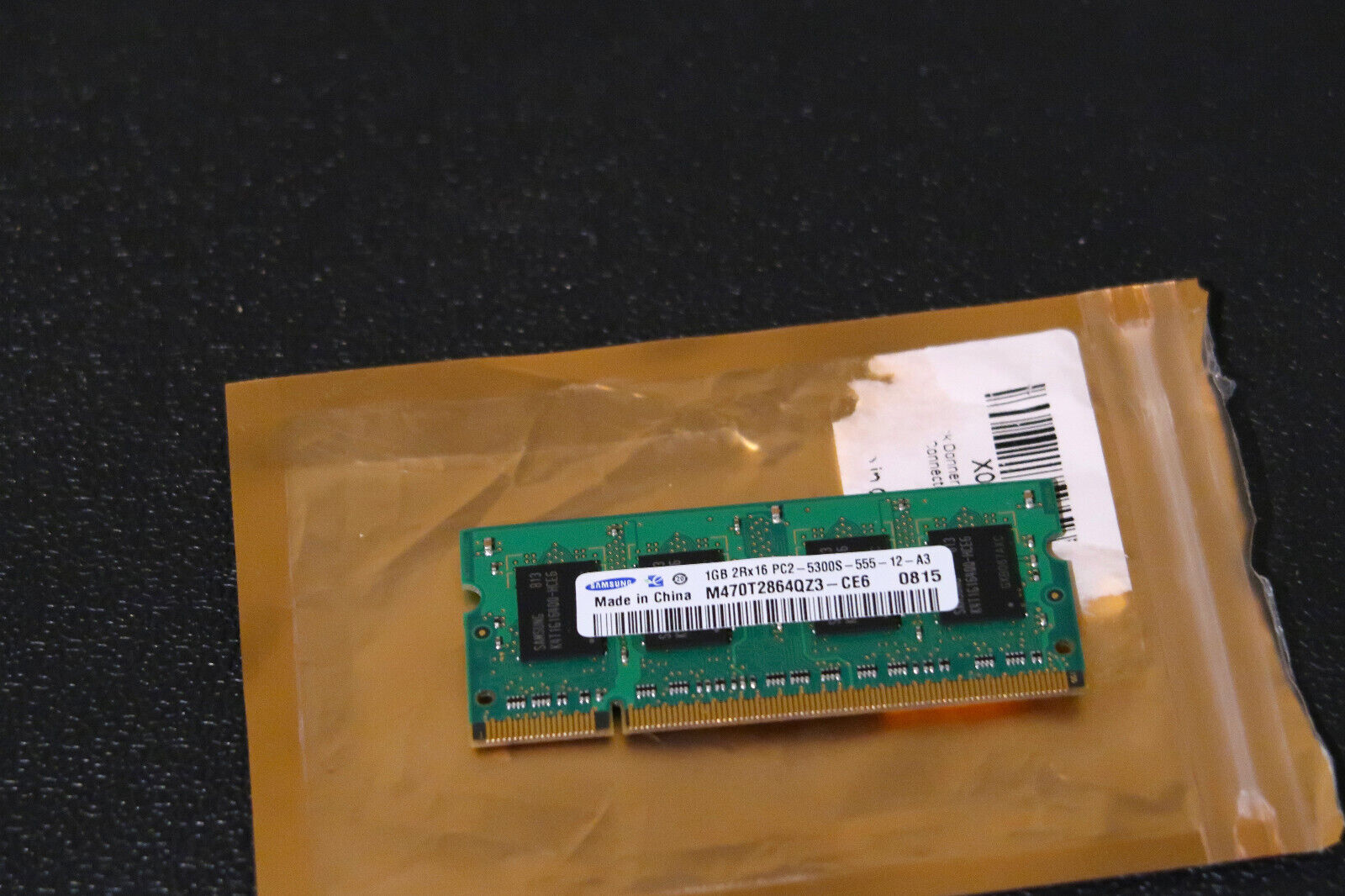 Samsung 1GB DDR2 667MHz 2Rx16 PC2-5300 SODIMM 1.35V Low Voltage Laptop Memory