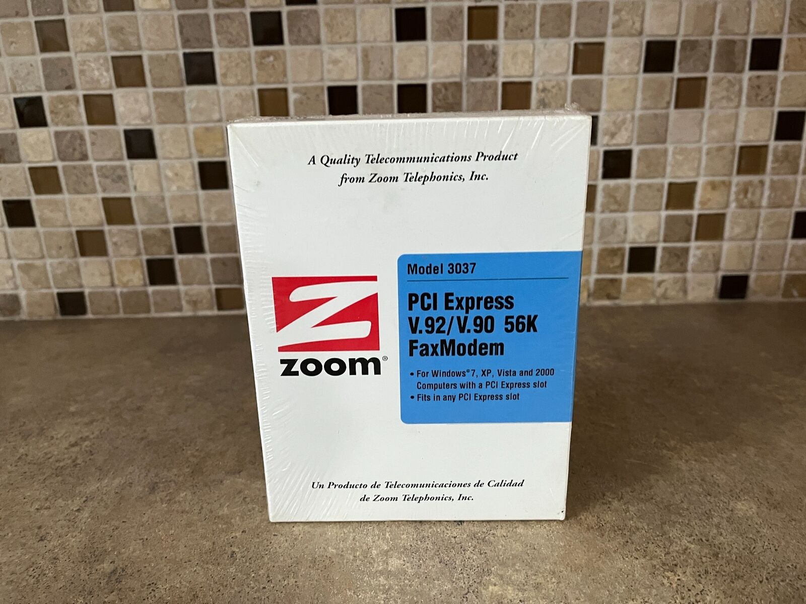 ZOOM PCI EXPRESS V.92/V.90 56K FAX MODEM - 3037 B1-2