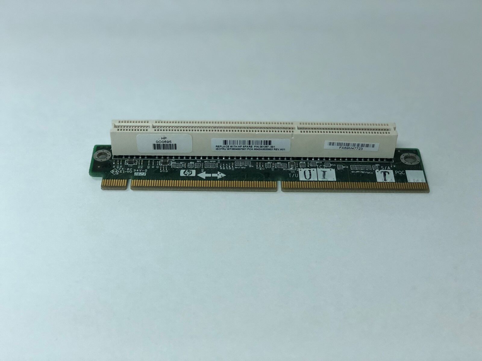 HP Proliant DL360 G4 Server PCI-X Left Riser Board 361387-001
