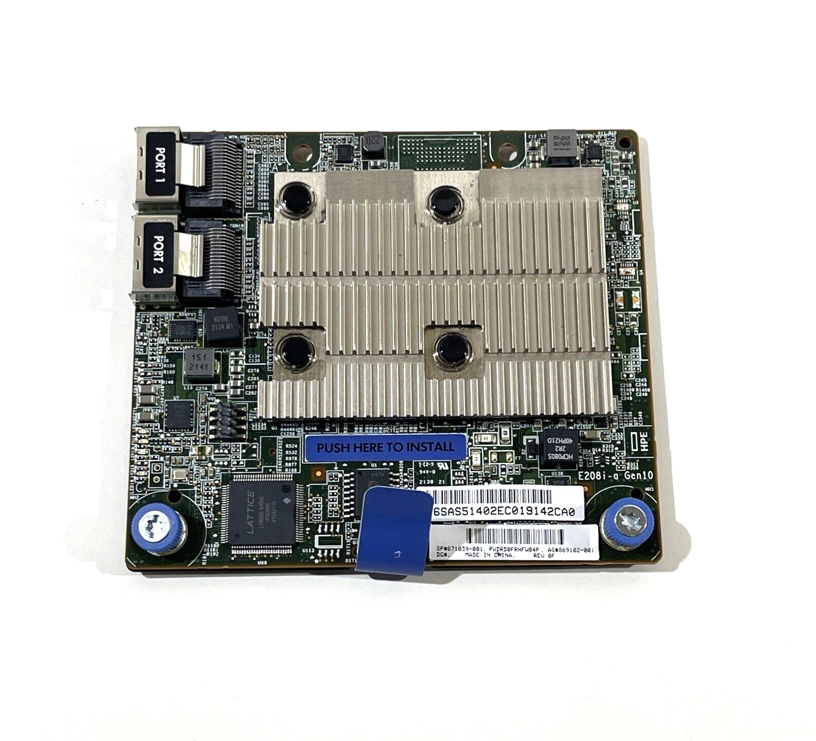 871039-001 HPE Smart Array E208i-a SR Gen10 Storage Controller (RAID) 869102-001