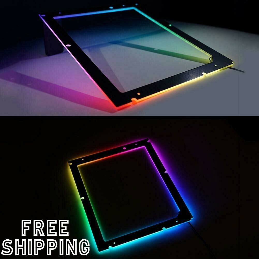 New Rgb Backplate For Atx Gaming Motherboard Back Light Sync Decor Desktop Pad