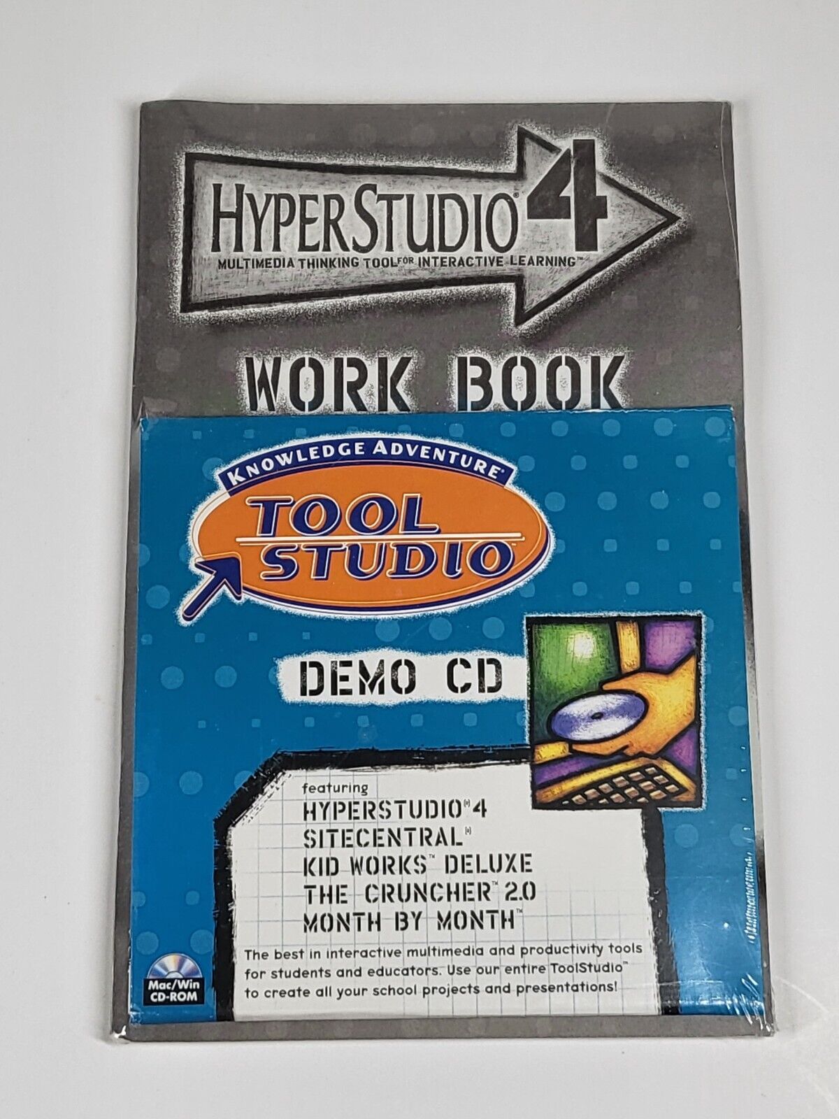 HyperStudio 4 ToolStudio Demo CD Interactive Learning Software Vintage SEALED