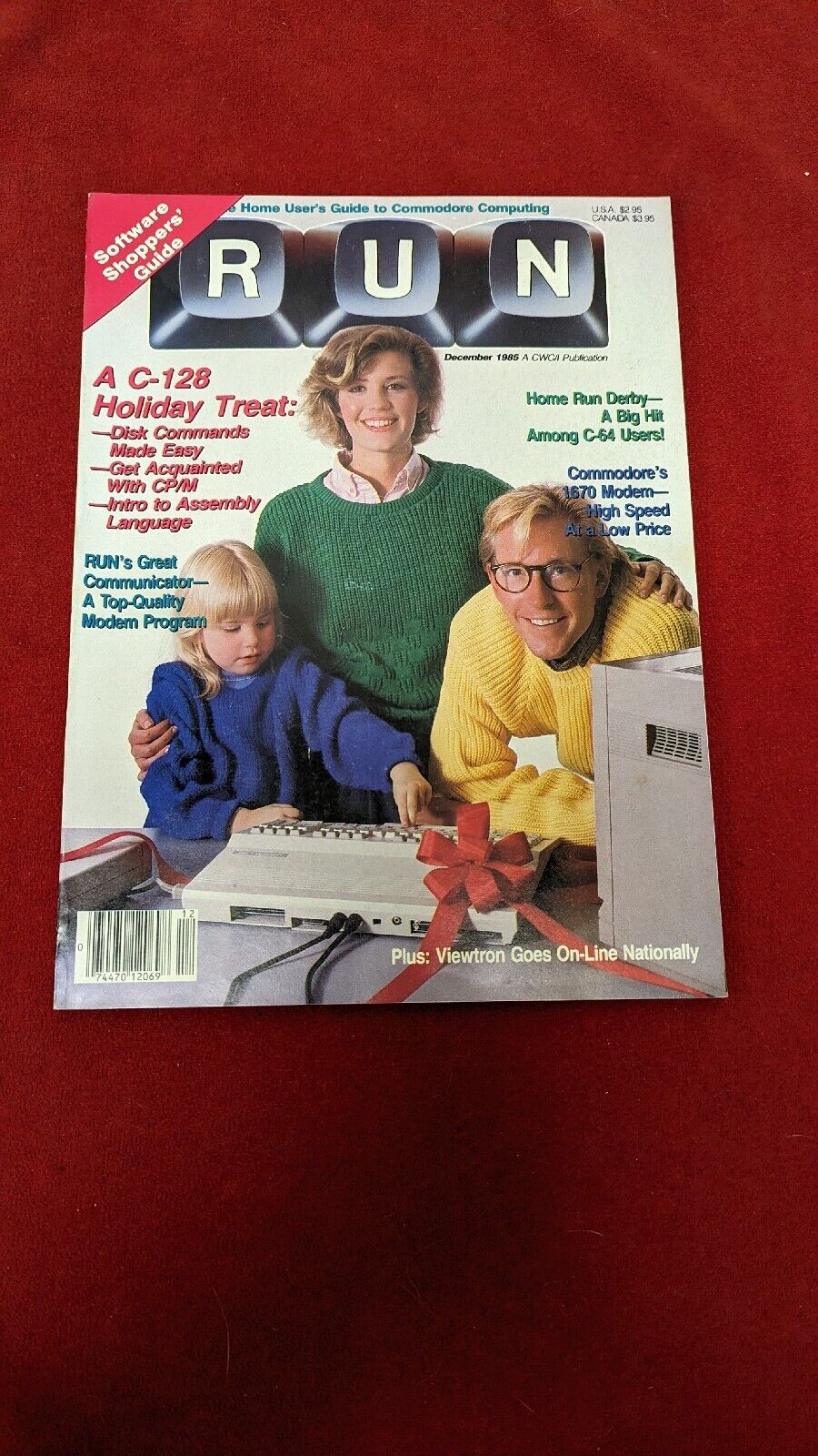 Run Commodore 64 Magazine December 1985 C-64 C-128 VINTAGE