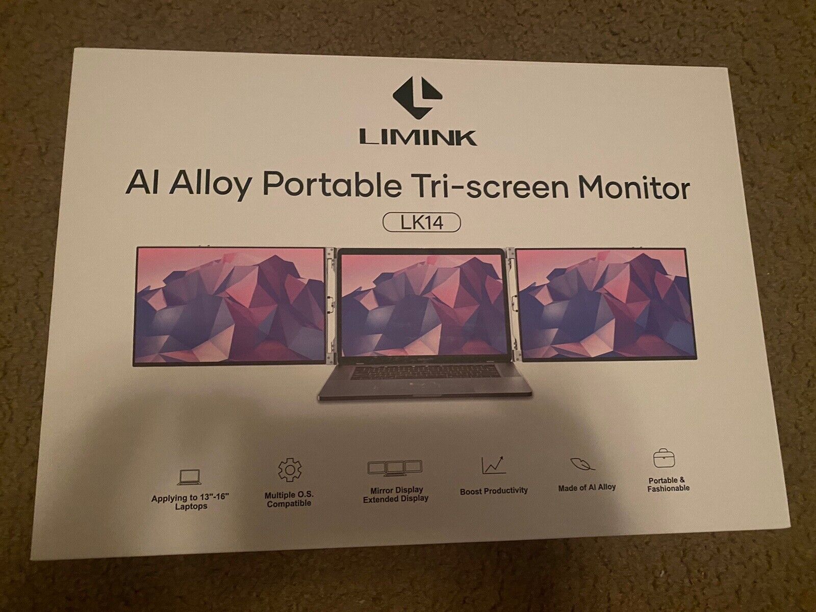 Triple Monitor for Laptop Portable
