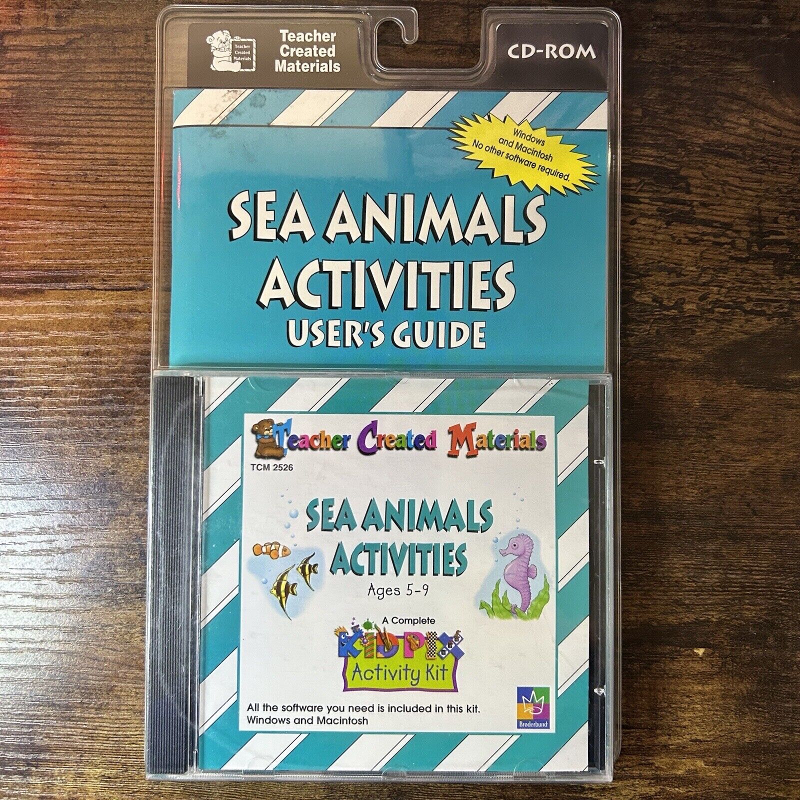 Sea Animals Activities New CD Rom Teacher Created Materials Activity Kit