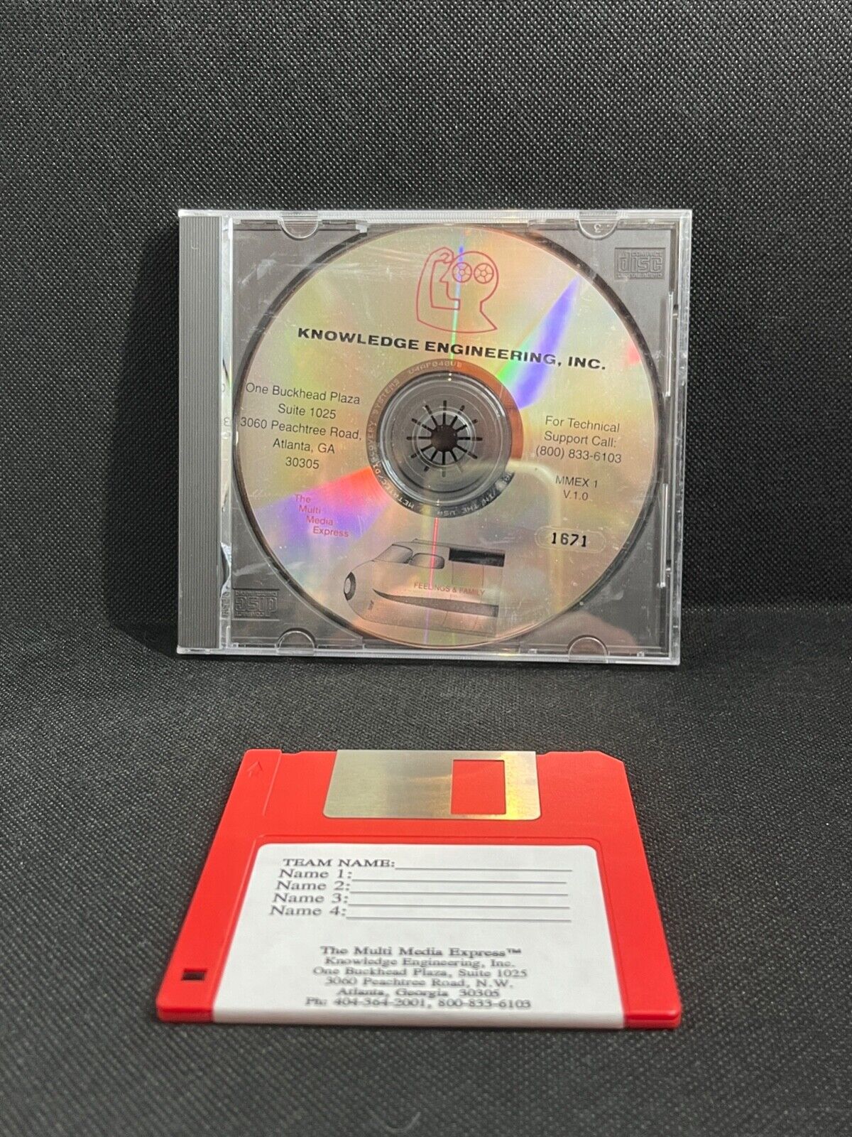 Vintage, rare, collectable, 1992 Knowledge Engineering, Inc, The Multimedia Expr
