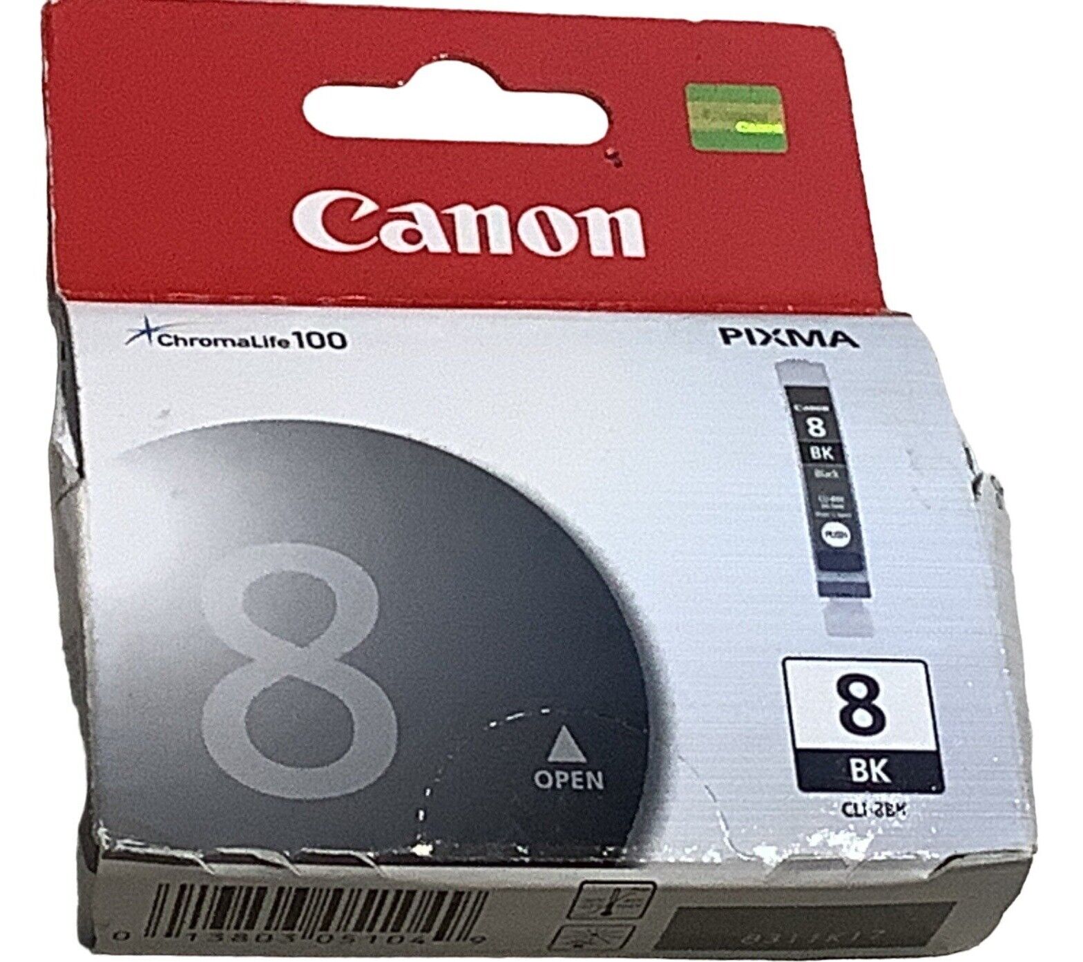 Canon CLI-8BK Black Ink Cartridge ChromaLife 100 Sealed
