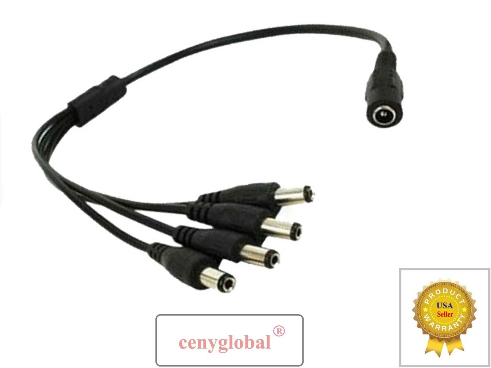 1 TO 4 or 8 Splitter Power Cord For Guitar Effect Pedal Multi-Plug Cable Adapter