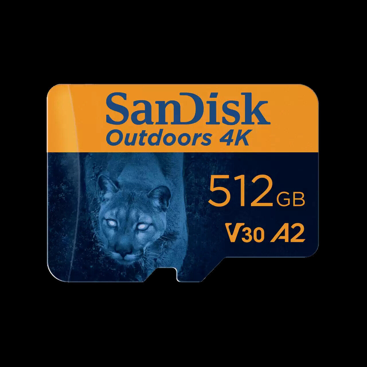 SanDisk 512GB Outdoors 4K microSDXC UHS-I Card w/ SD Adapter SDSQXAV-512G-GN6VA