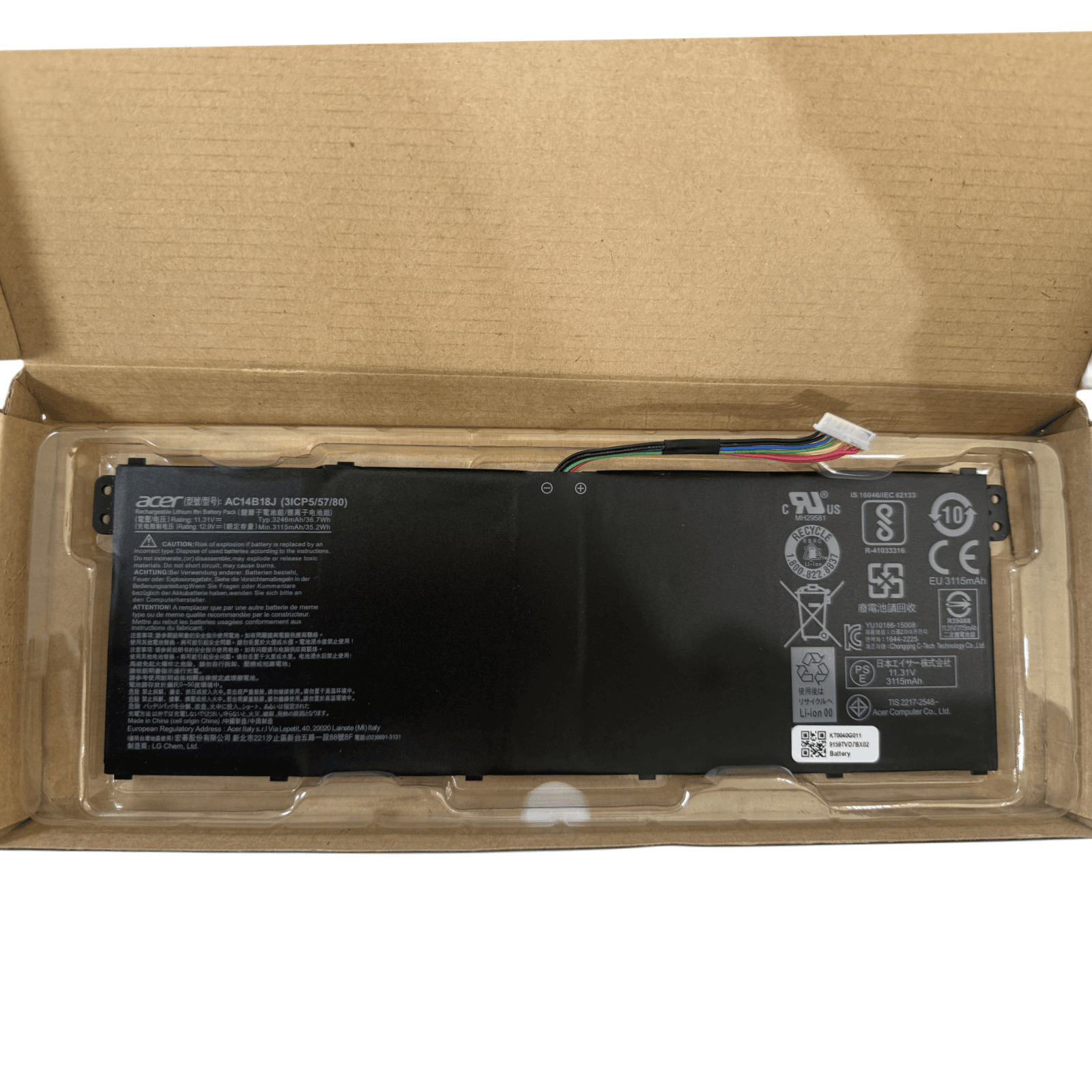 Genuine AC14B18J Battery For Acer Aspire E3-111 E3-112 E3-112M ES1-511 ES1-512