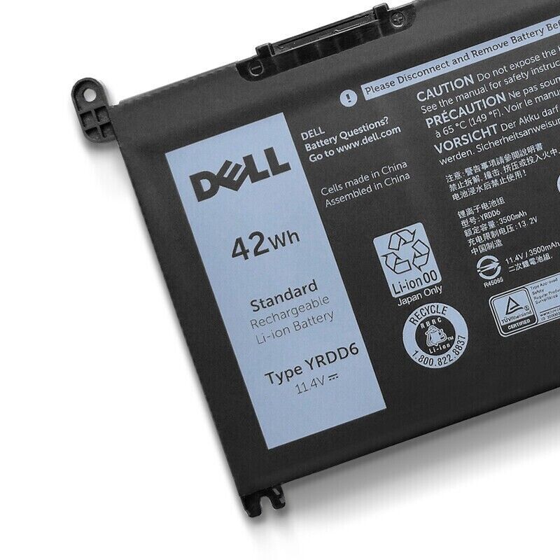 NEW Genuine 42WH YRDD6 Battery For Dell Inspiron 3493 3582 3583 3593 3793 3501