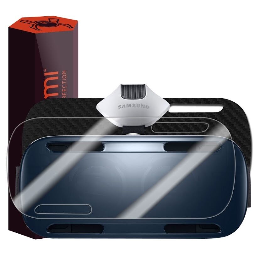 Skinomi TechSkin - Carbon Fiber Skin & Screen Protector for Samsung Gear VR