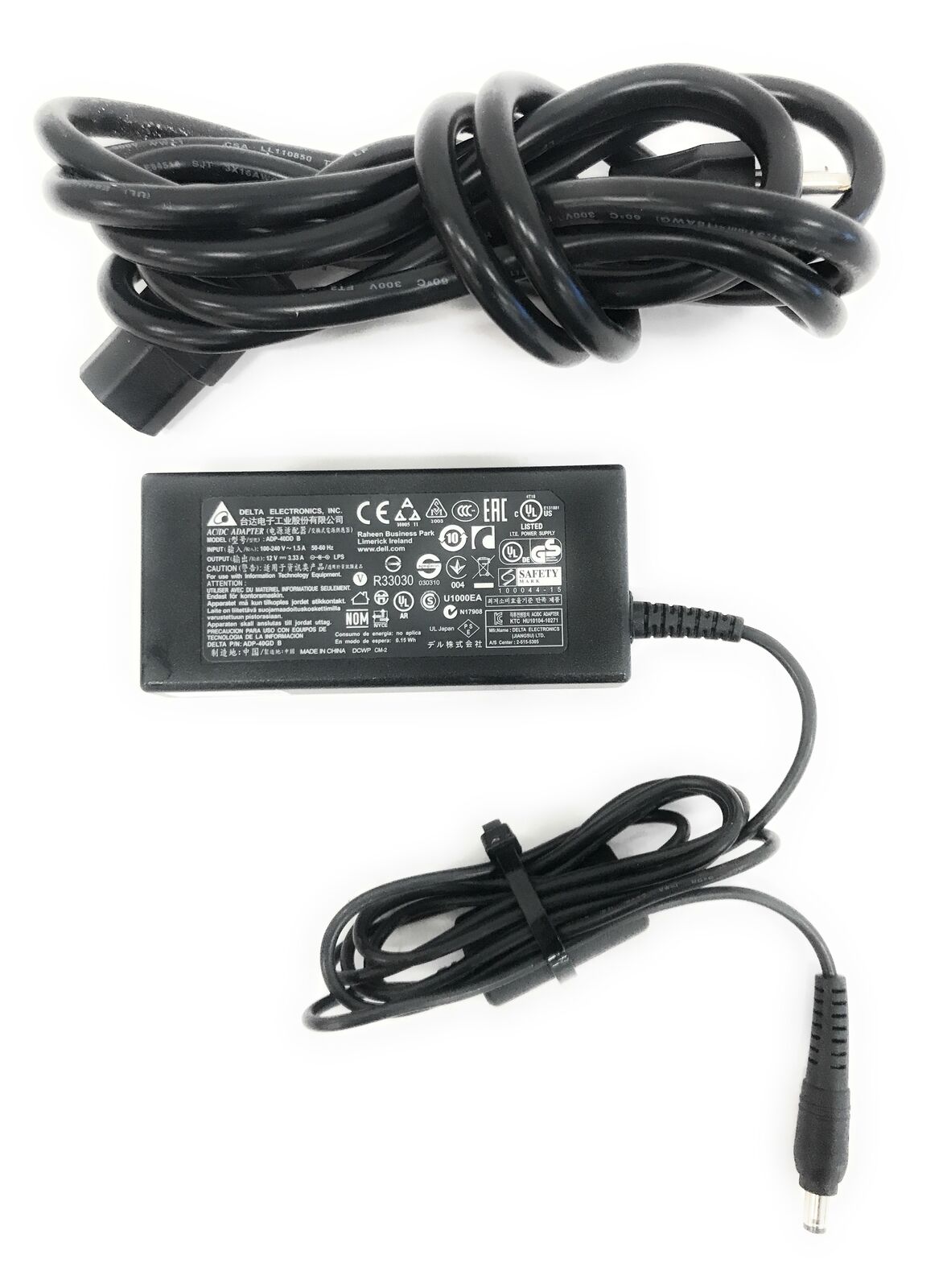 7-Genuine Delta for Dell Monitor AC Adapter Power Supply ADP-40DD B ADP-40GD BD