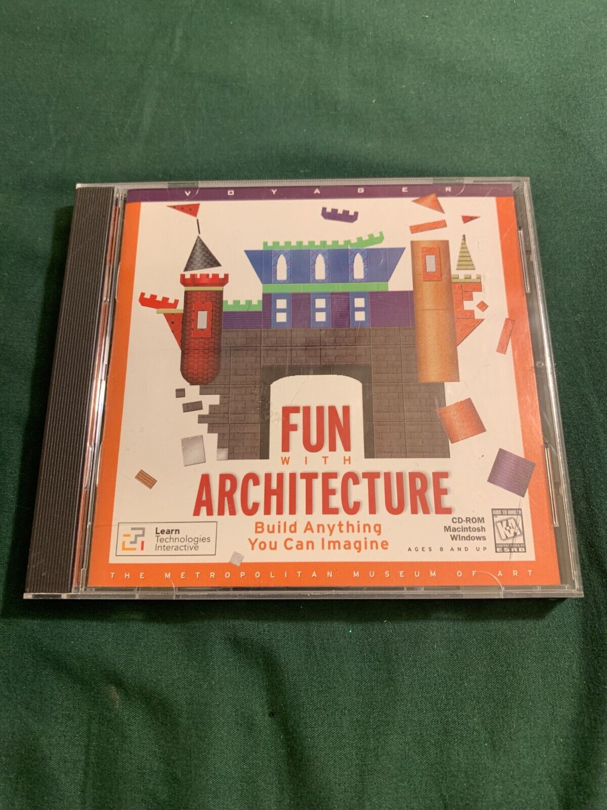 Fun with Architecture (Metropolitan Museum of Art) PC MAC CD-ROM 8 Age 8+ VTG