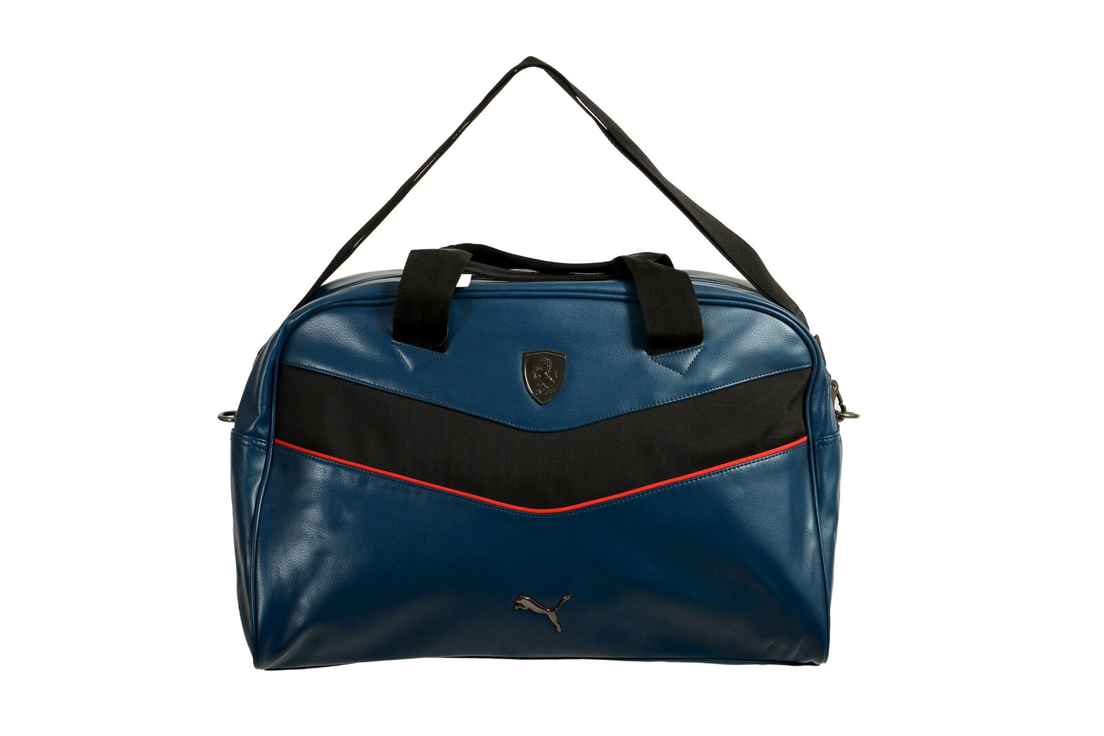 Scuderia Ferrari X Puma Unisex Blue Logo Weekender Gym Travel Shoulder Bag