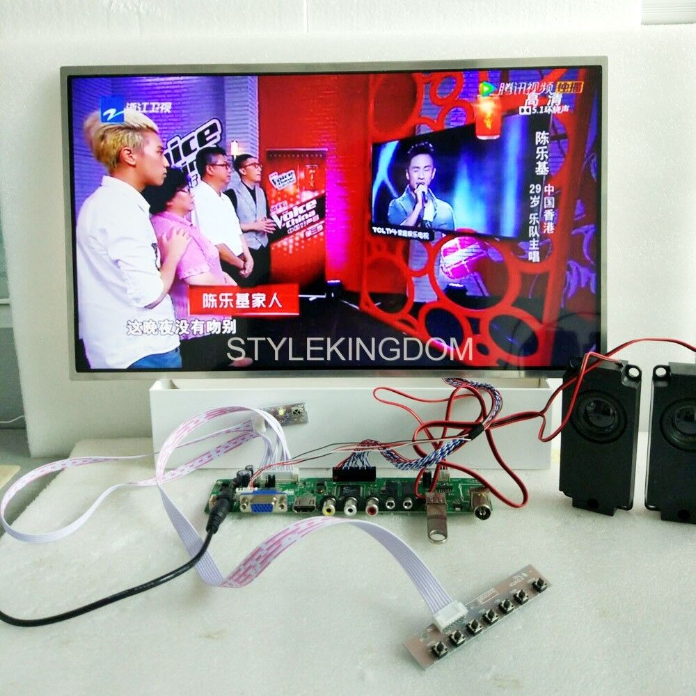HDMI+TV+VGA controller Board KIT F LP173WD1-TLA1 LTN173KT02 B173RW01 V4 screen 
